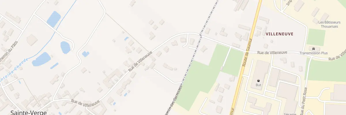 Plan du 40 Rue de Villeneuve à Sainte-Verge