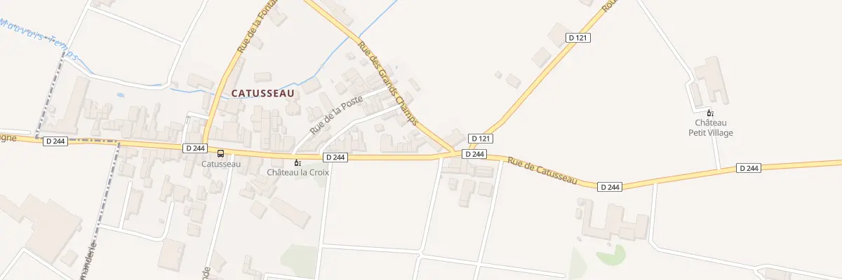 Plan du 116 Rue de Catusseau à Pomerol
