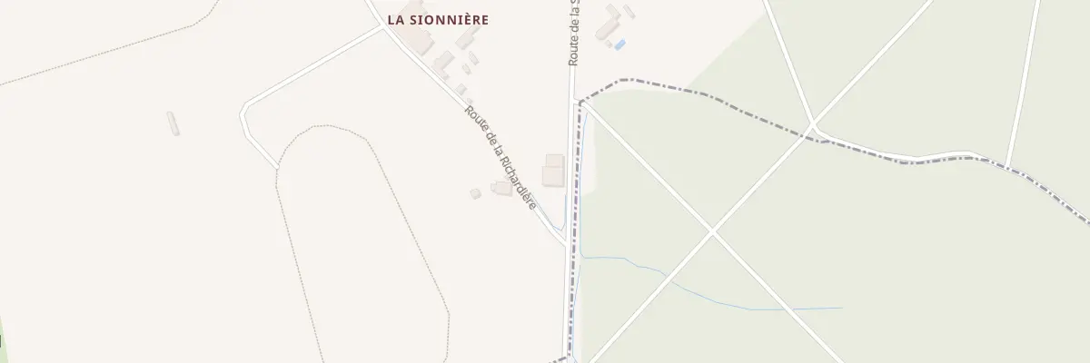 Plan du 621 Rte de la Sionnière aux Rairies
