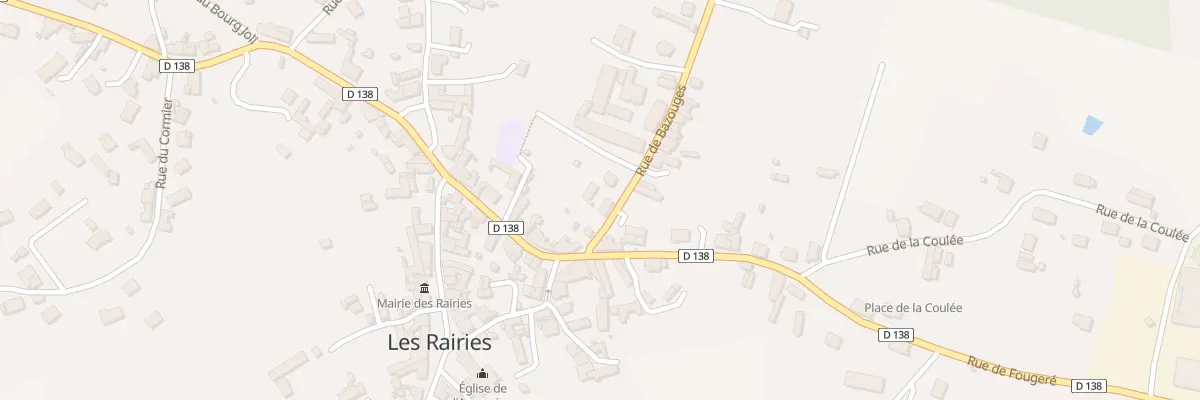 Plan du 1 Rue de Bazouges aux Rairies