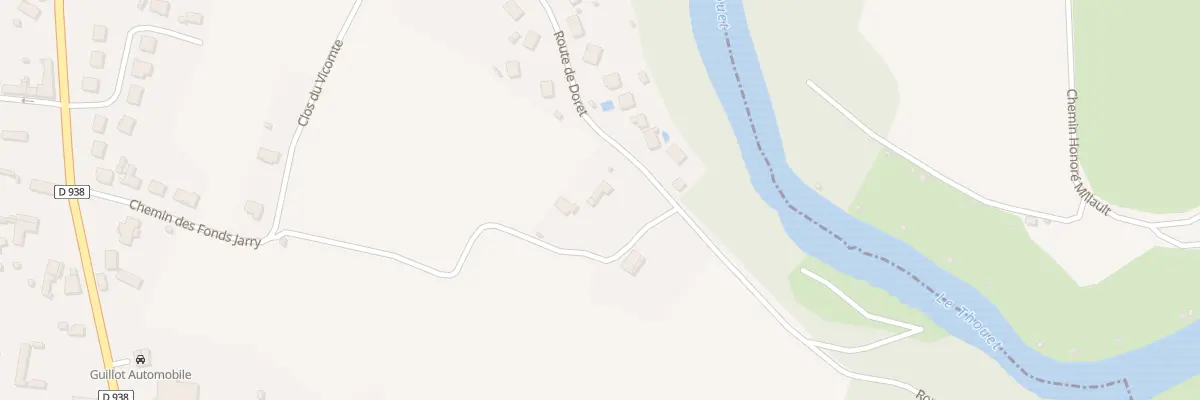 Plan du 38 Rte de Doret à Saint-Jean-de-Thouars