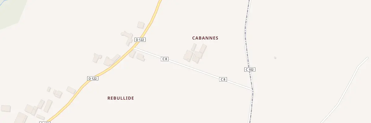 Plan de Cabannes à Guillac
