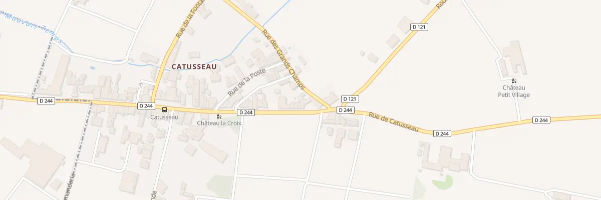 Plan du 6 Rue des Grands Champs à Pomerol