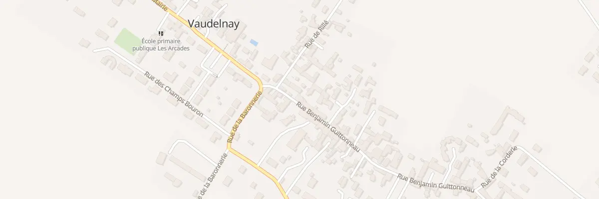 Plan du 39 Rue Benjamin Guittonneau à Vaudelnay