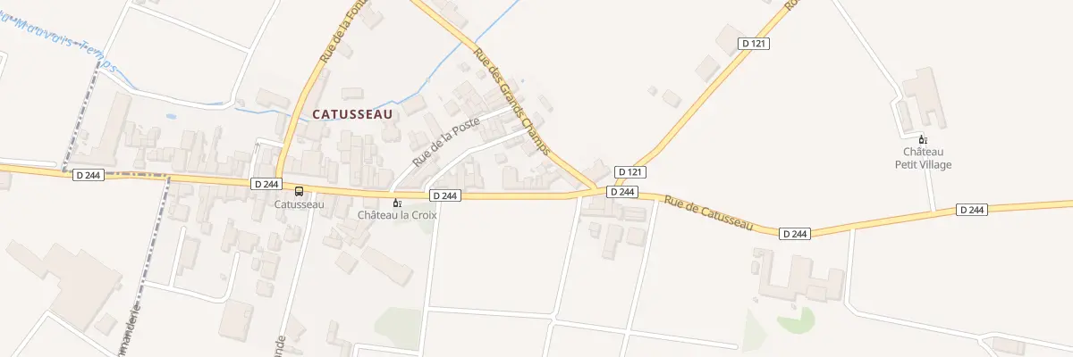 Plan du 112 Rue de Catusseau à Pomerol