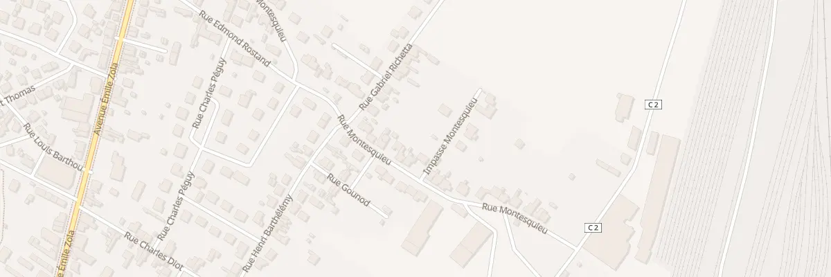 Plan du 59 Rue Montesquieu à Thouars
