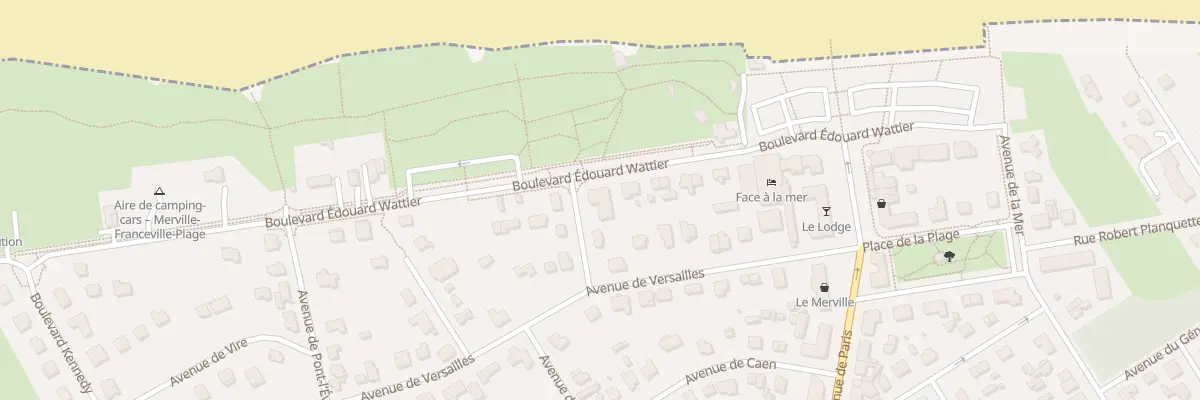 Plan du 4 Av de la Manche à Merville-Franceville-Plage