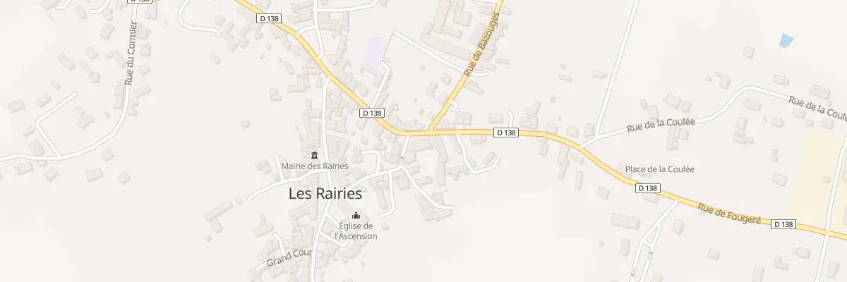Plan du 2 Rue de Fougeré aux Rairies