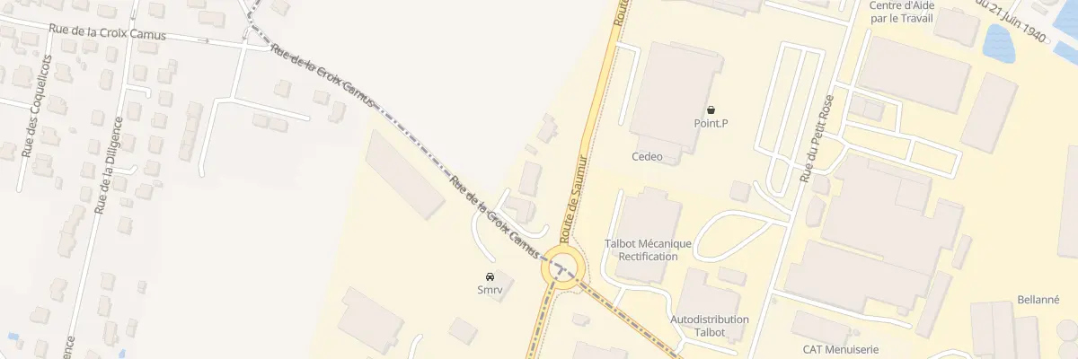 Plan du 2 Rue de la Croix Camus à Louzy