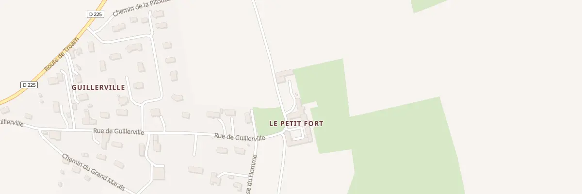 Plan du 493 Che de la Pitouterie à Banneville-la-Campagne