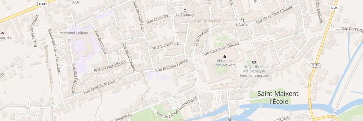 Plan du 4 Rue Anatole France à Saint-Maixent-l’École