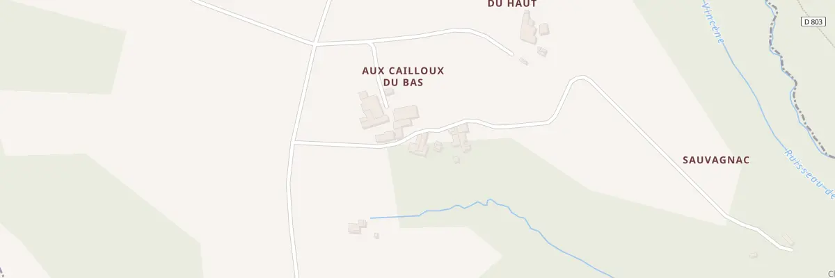 Plan du 423 Aux Cailloux du Bas à Mourens