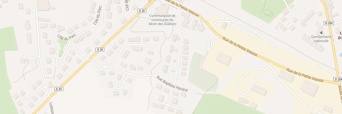 Plan du 8 Rue des Combattants d’Afn à Pré-en-Pail-Saint-Samson