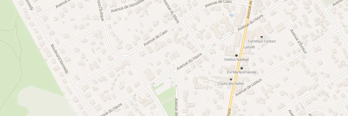 Plan du 23 Av du Havre à Merville-Franceville-Plage