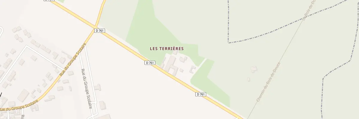 Plan du 5008 Les Terrieres à Brossay
