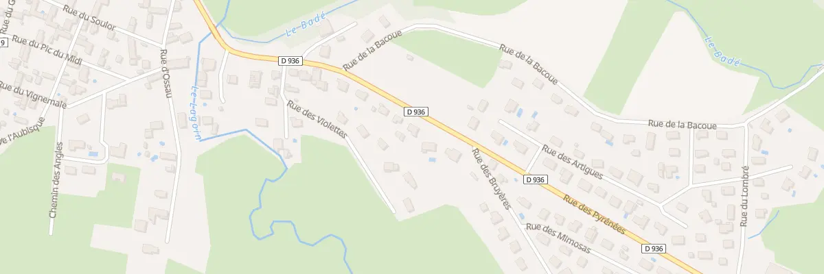 Plan du 3 Rue des Pyrénées à Bénéjacq
