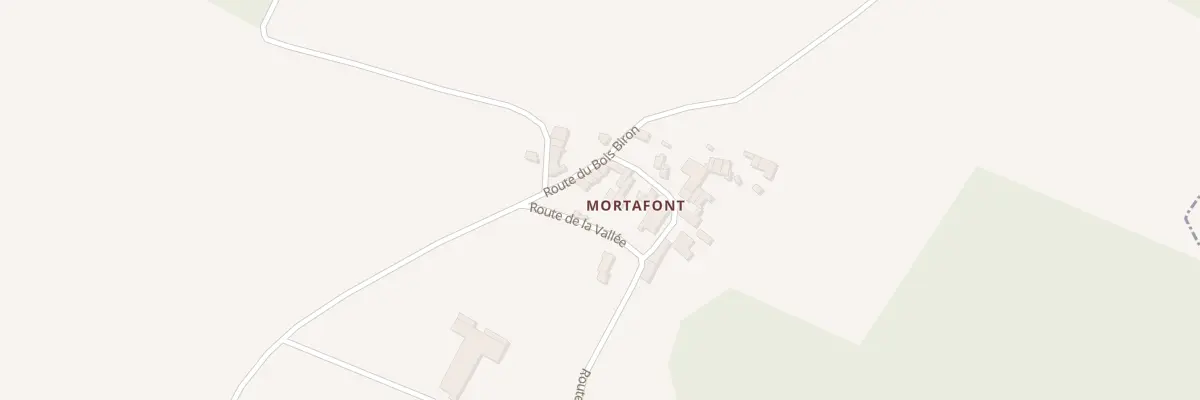 Plan du 3 Rte de la Vallee à Néré
