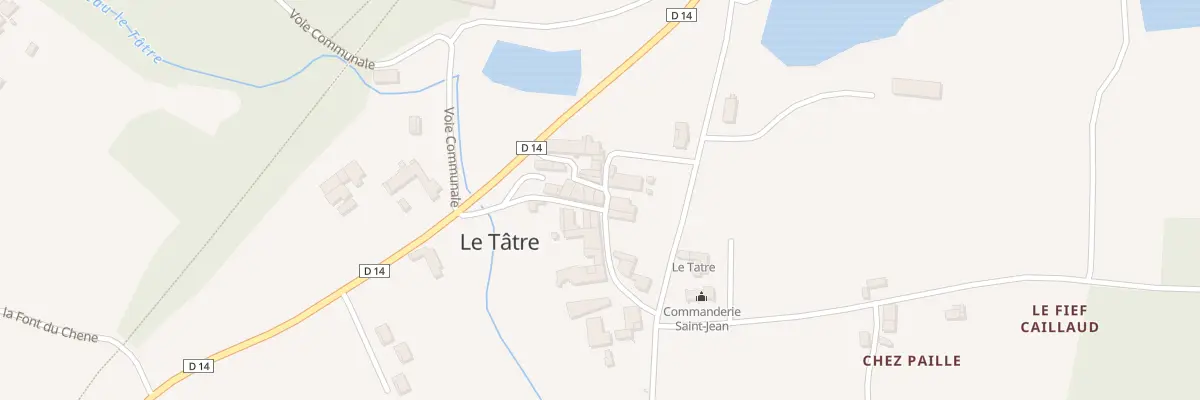 Plan du 5114 Le Bourg au Tâtre