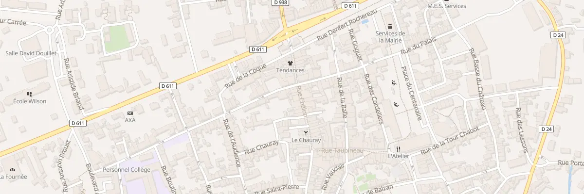 Plan du 24 Rue Chalon à Saint-Maixent-l’École