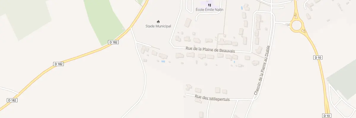 Plan du 6 Rue de la Plaine de Beauvais à Saint-Martin-de-Saint-Maixent