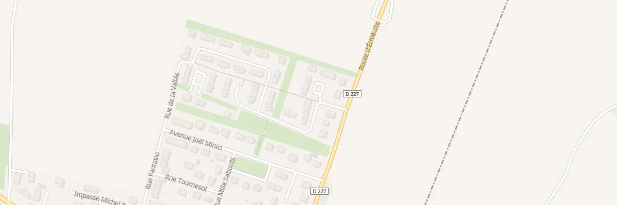 Plan du 2 Rue de la Vallée à Bellengreville