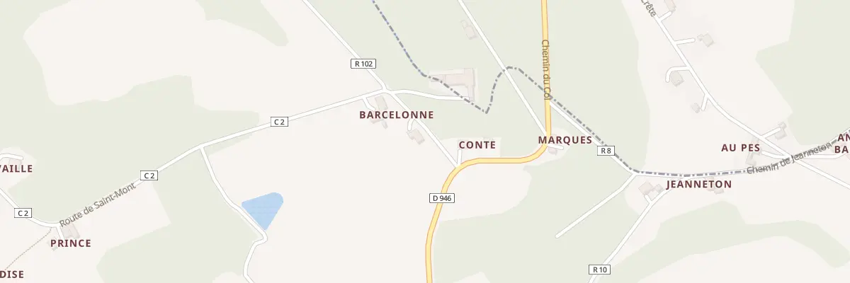 Plan du 1108 Conte à Aurensan