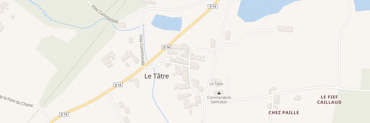 Plan du 5012 Le Bourg au Tâtre