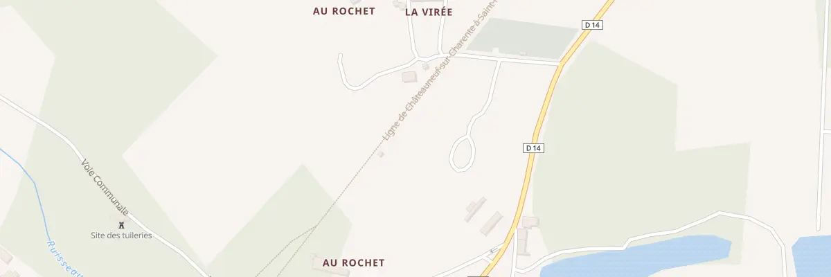 Plan du 9 Au Rochet au Tâtre