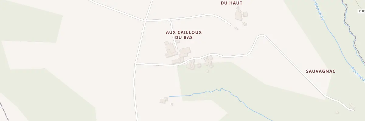 Plan du 604 Aux Cailloux du Bas à Romagne