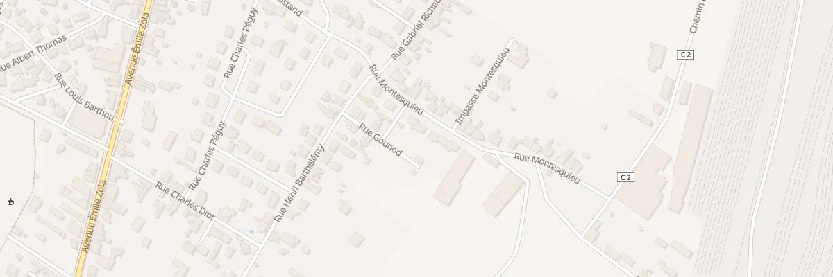 Plan du 50 Rue Montesquieu à Thouars