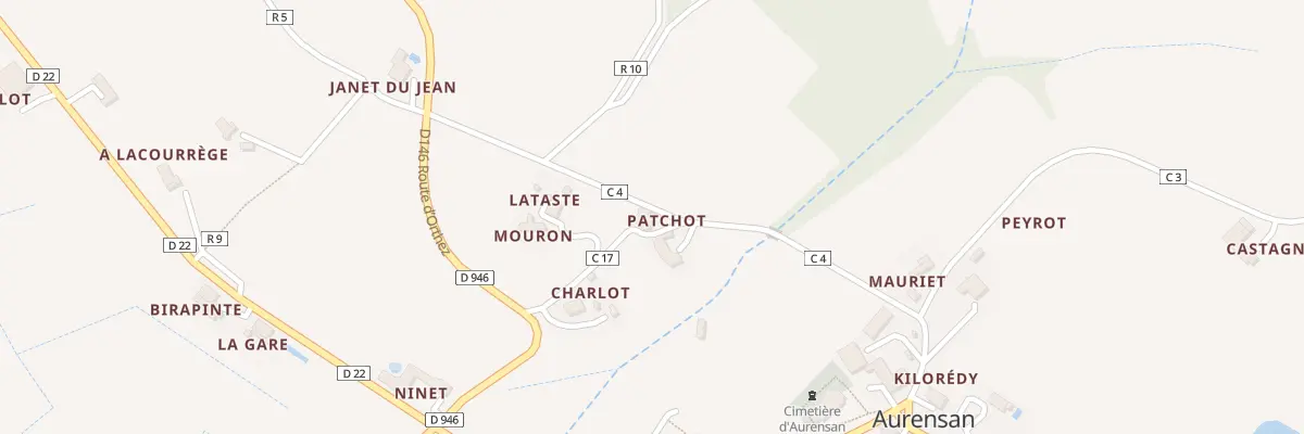 Plan du 69 Patchot à Aurensan