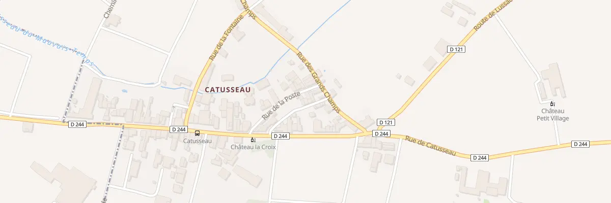 Plan du 4 Rue du Vieux Catusseau à Pomerol