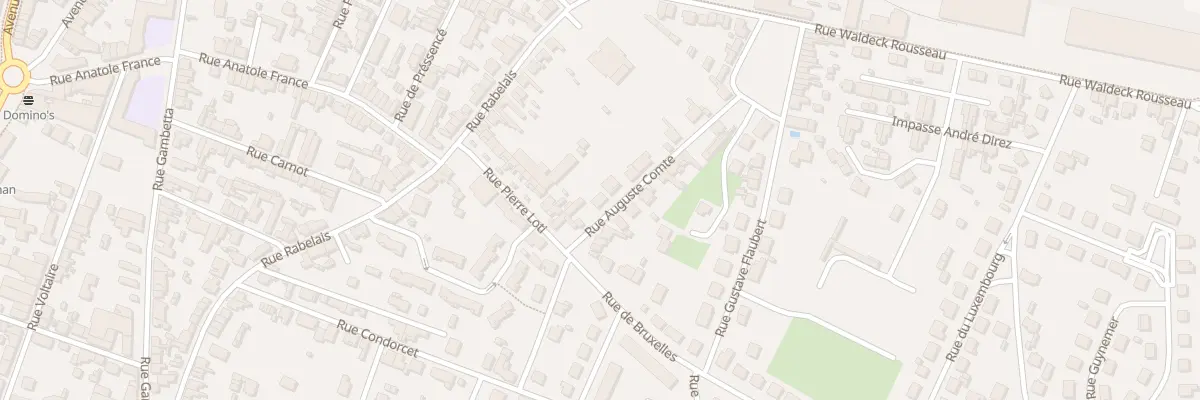 Plan du 16 Rue Auguste Comte à Thouars