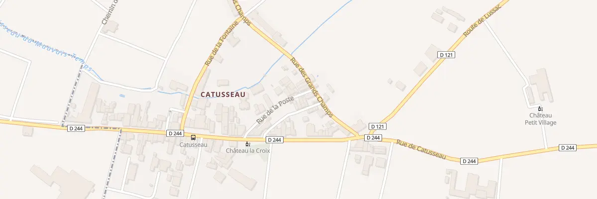 Plan du 7 Rue de la Poste à Pomerol