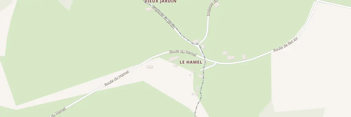 Plan du 106A Le Hamel à Joué-du-Bois