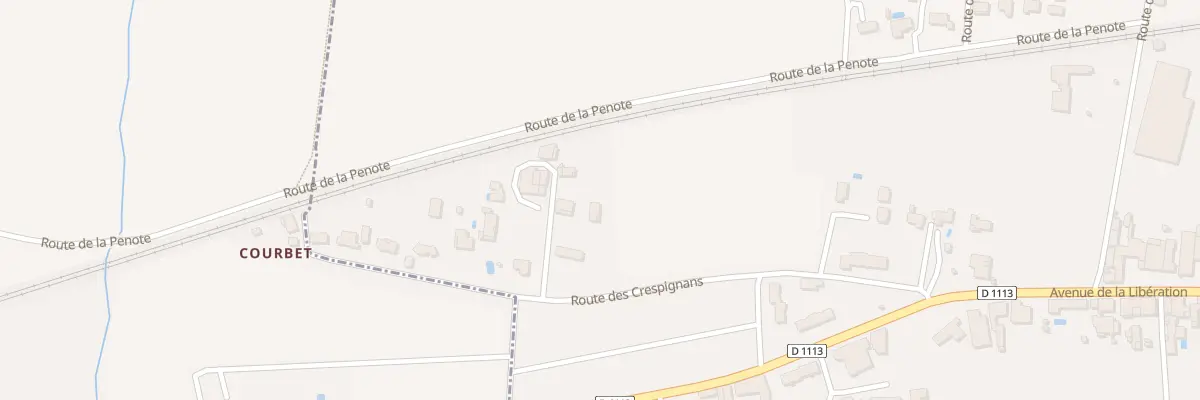 Plan du 9 Rte des Crespignans à Saint-Pierre-d’Aurillac