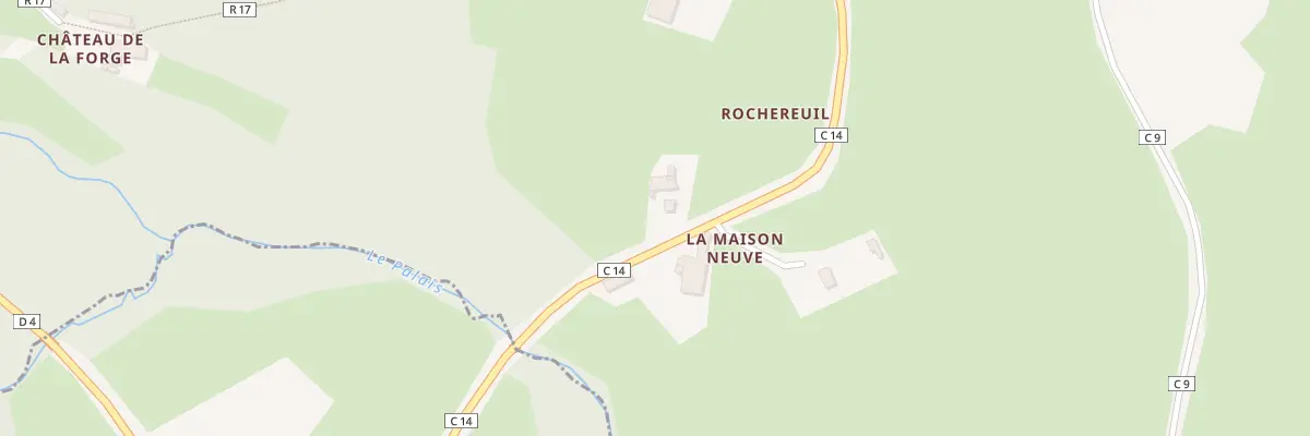 Plan du 4 Rochereuil à Chemiré-en-Charnie