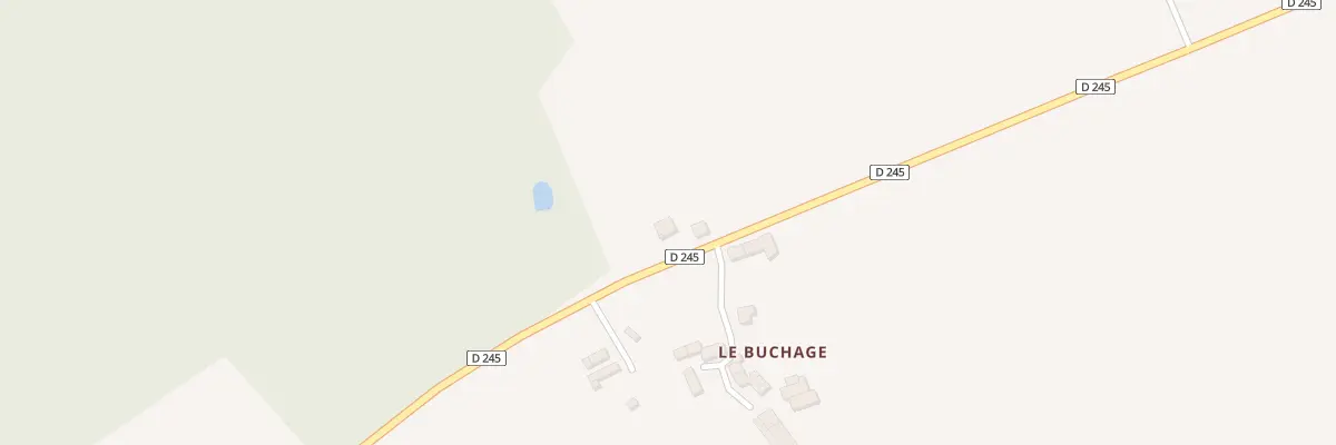 Plan du 100 Le Buchage à Pré-en-Pail-Saint-Samson