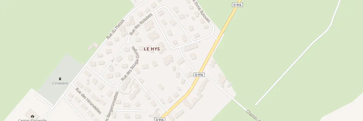 Plan du 2 Imp du Hys à Rânes