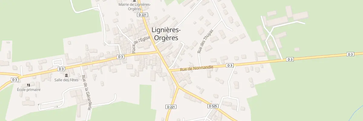 Plan du 8 Imp du Maine à Lignières-Orgères