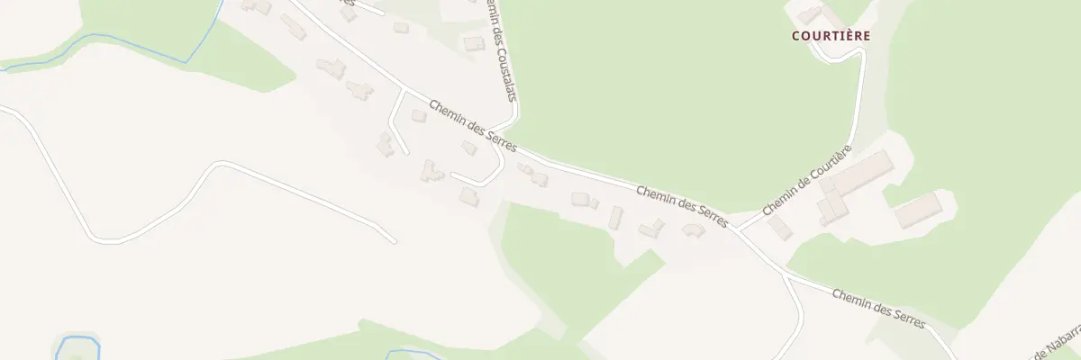 Plan du 18 Che des Serres à Coarraze