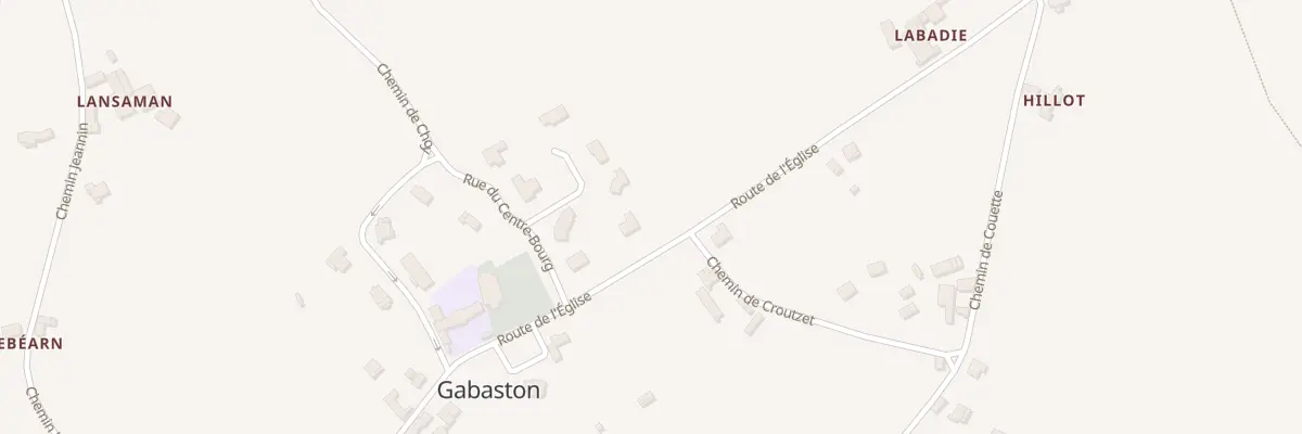 Plan du 35 Rte de l’Eglise à Gabaston