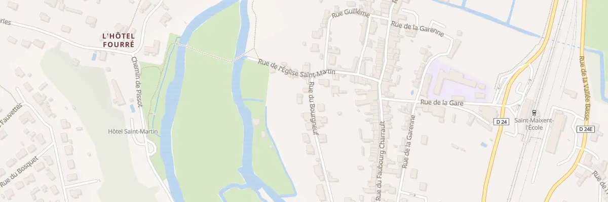 Plan du 4B Rue du Bourg-neuf à Saint-Maixent-l’École