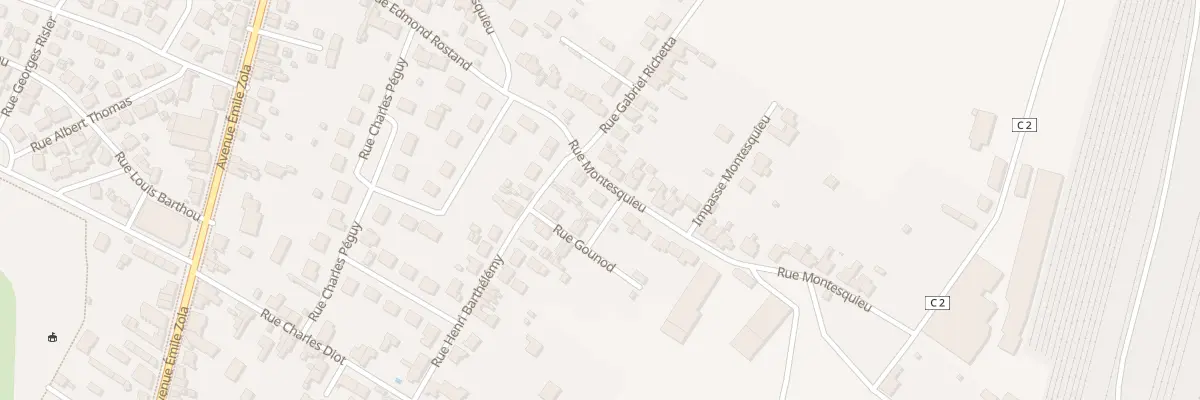 Plan du 46 Rue Montesquieu à Thouars