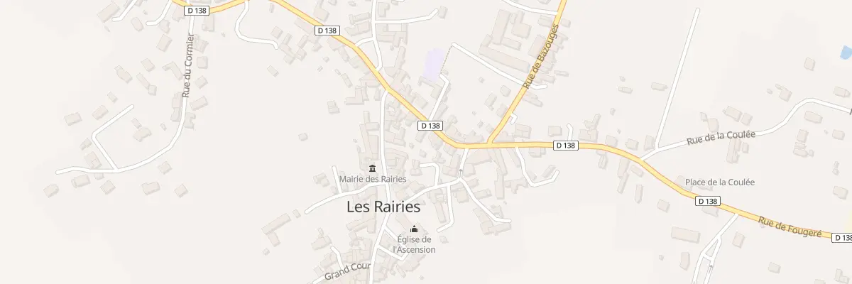 Plan du 6 Rue de Bel-Air aux Rairies