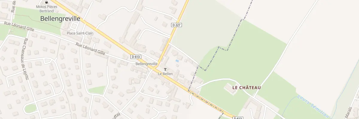 Plan du 2 Imp du Meunier à Bellengreville