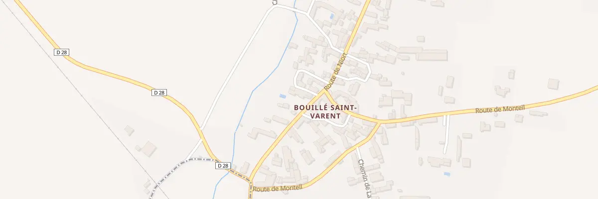 Plan du 9 Rte de Niort / Bouillé à Saint-Varent