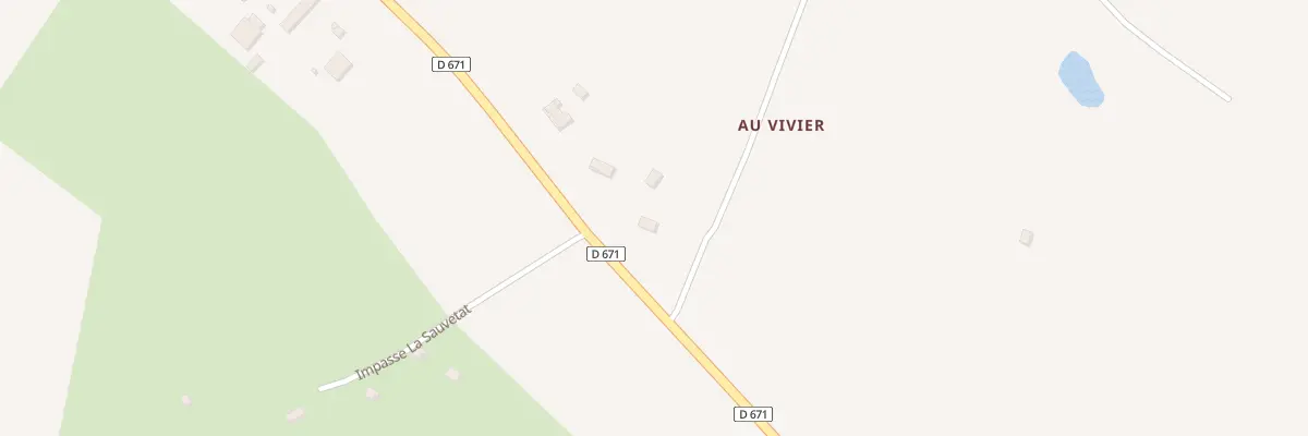 Plan du 6 Rte de Bordeaux à Baigneaux