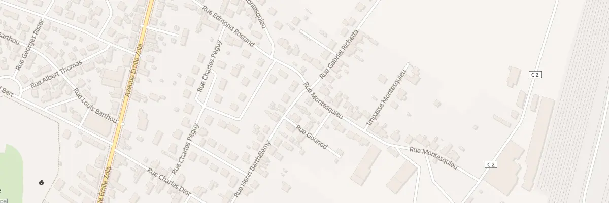 Plan du 42 Rue Montesquieu à Thouars