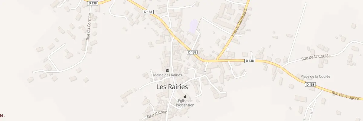 Plan du 7B Rue Charles de Gaulle aux Rairies